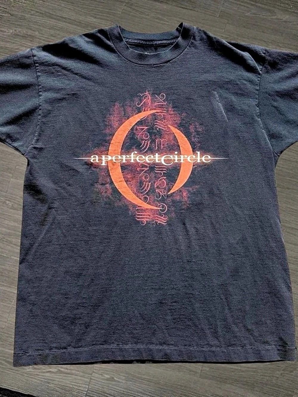 A Perfect Circle graphic tee in Black